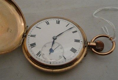 Lot 388 - A 9ct gold pocket watch