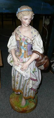 Lot 426 - Large bisque figure