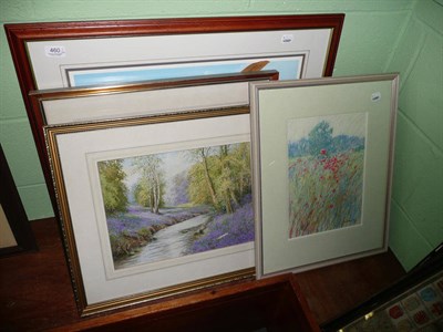 Lot 460 - Two original watercolours and a print, signed/numbered print by C. Southcombe with certificate...