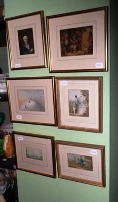 Lot 465 - Seven framed Baxter prints