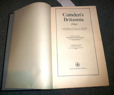 Lot 466 - Camden's Britannia, 1695, (1971 facsimile) Sold on behalf of a local hospice