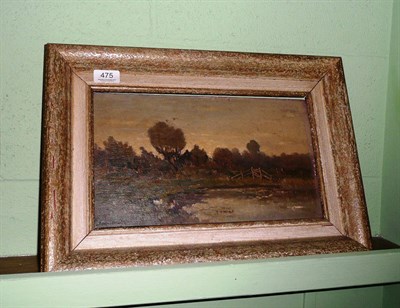 Lot 475 - Oil on board landscape signed Wolfe