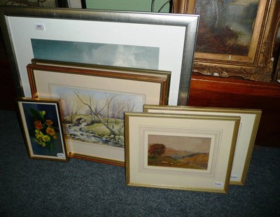 Lot 480 - Six various watercolours