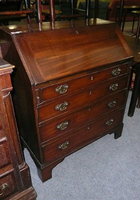 Lot 524 - Small mahogany bureau