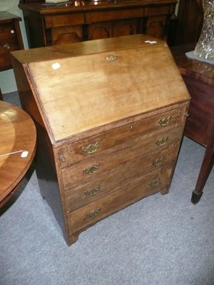 Lot 545 - Small mahogany bureau