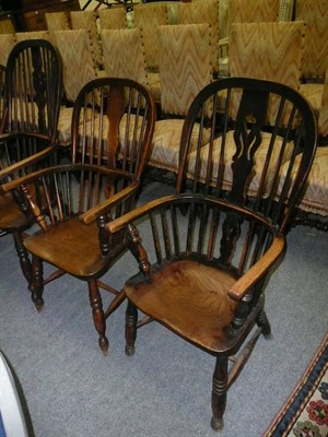 Lot 562 - Two Windsor ash and elm chairs