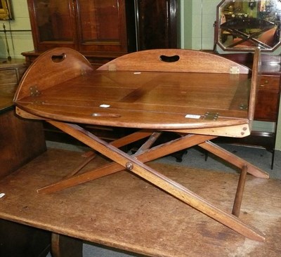 Lot 618 - Mahogany butlers tray/coffee table