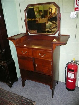 Lot 628 - An unusual early 20th century mahogany dressing chest