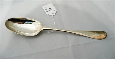 Lot 85 - A Georgian tablespoon, Edinburgh 1747, John Rollo