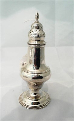 Lot 137 - A silver pepperette, 5.3oz approximate weight (later engraved)