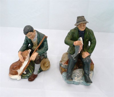 Lot 179 - Two Royal Doulton figures The Master HN2325 and A Good Catch HN2258