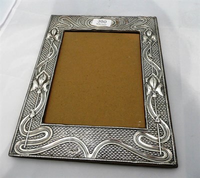 Lot 350 - An Art Nouveau silver photograph frame, J & R Griffin, Chester, 1907