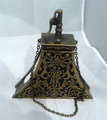 Lot 351 - A copy of a 17th century Continental powder flask