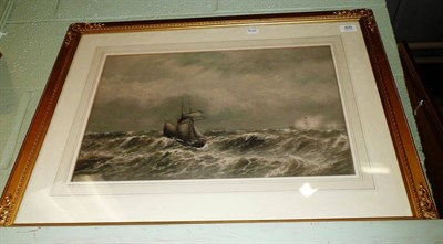 Lot 400 - W Boyce - marine watercolour