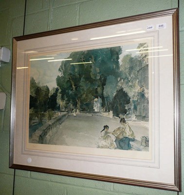 Lot 446 - Two artists signed proofs, one by Sir William Russell Flint, another by Francis Russell Flint...