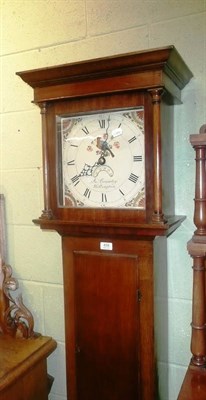 Lot 458 - An oak cased thirty hour long case clock