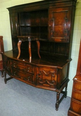 Lot 466 - Oak dresser and rack