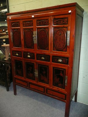 Lot 468 - Large Chinese cabinet