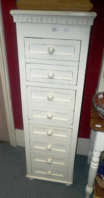 Lot 646 - Painted four height chest of drawers