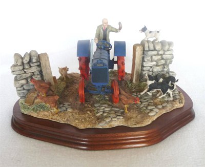 Lot 1000 - Border Fine Arts Fordson Tractor "New Technology Arrives Today", model No. JH46 by Ray Ayres,...