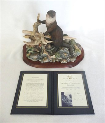 Lot 1008 - Border Fine Arts "River Sentinel", model No. MTR08 by Ray Ayres, Ltd. edition No.682/1250,...