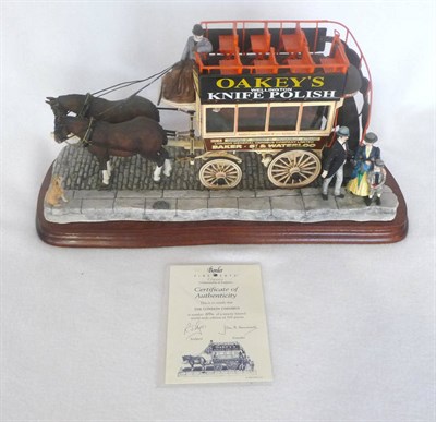 Lot 1018 - Border Fine Arts "London Omnibus", model No. B0736 by Ray Ayres, Ltd. edition No. 254/500,...