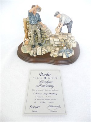 Lot 1023 - Border Fine Arts "Warm Day Walling", model No. JH31 by Ray Ayres, Ltd. edition No. 890/1250, 19.1cm