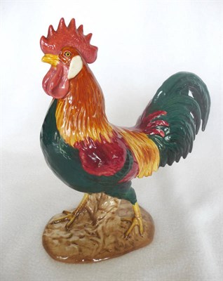 Lot 1060 - Beswick "Leghorn Cockerel", model No. 1892, green, red, orange and yellow gloss, 22.9cm high