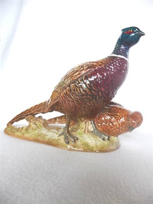 Lot 1083 - Beswick "Pheasants (pair)",  model No. 2078, 17.2 cm high