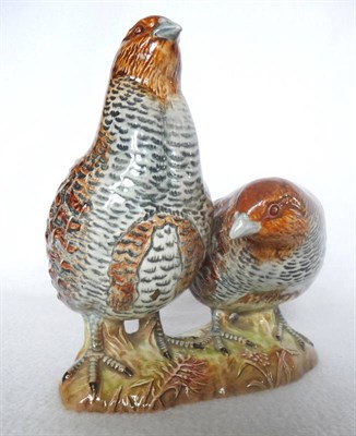 Lot 1084 - Beswick "Partridge (pair)", model No. 2064, 14cm high