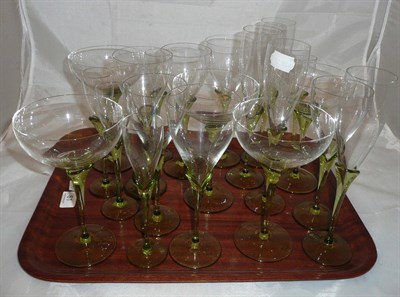 Lot 61 - Rosenthal suite of drinking glasses