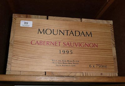 Lot 89 - Six bottles Mountadam Cabernet Sauvignon, 1995