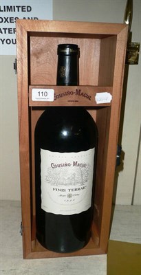 Lot 110 - A Jeroboam (double magnum) of Cousino Macul Finis Terrae 1996, in presentation box