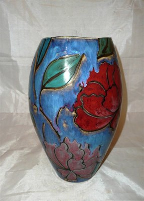 Lot 160 - A Dartington Pottery 'Kimono' vase by Petra Tilly