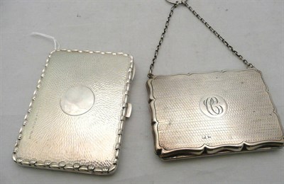 Lot 472 - Two silver purses/notebooks