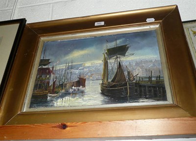 Lot 560 - J... Trueman oil painting of Whitby