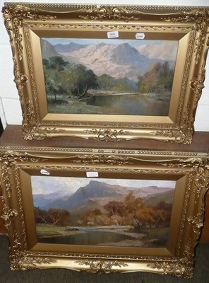 Lot 569 - Frank T Gunter, pair of framed oils - landscapes