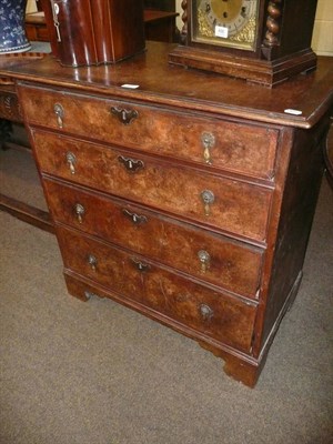 Lot 668 - 18th century elm chest