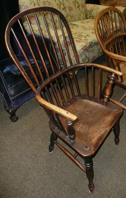 Lot 677 - Windsor stick back chair