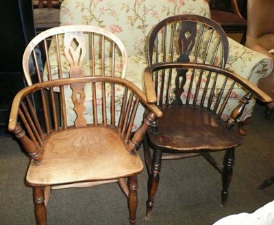 Lot 678 - Two Windsor chairs