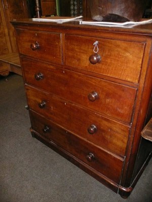 Lot 719 - Victorian four height chest of drawers