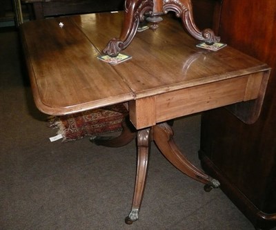 Lot 721 - A Regency pedestal Pembroke table