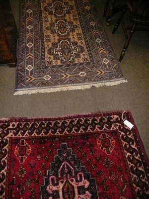 Lot 727 - Kashqai rug and Balouch rug