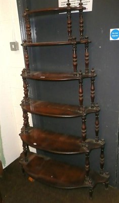 Lot 737 - A six tier Victorian whatnot (damaged)