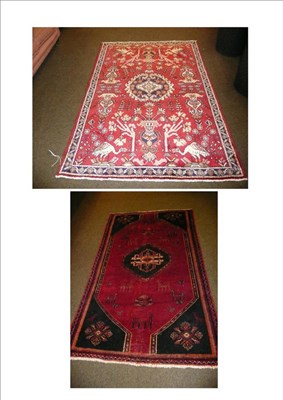 Lot 762 - A Mehkin rug and a Gabbeth rug