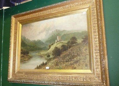 Lot 778 - Oil painting entitled 'A Scene on the Tweed' in the style of Pettingale