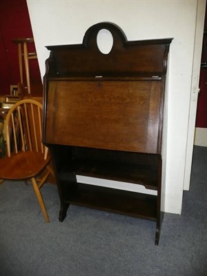 Lot 854 - Oak lady's bureau