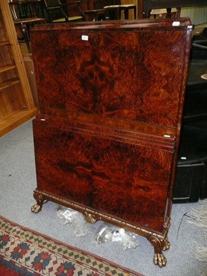 Lot 857 - A pair of early 20th century burr walnut single beds