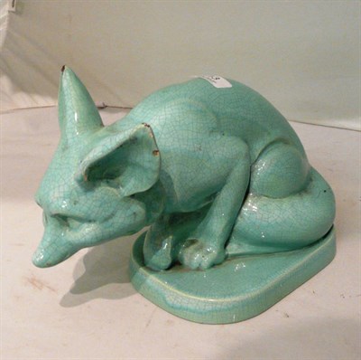 Lot 13 - An Art Deco ceramic fox