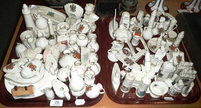 Lot 29 - Approximately fifty five pieces of Goss crested china and approximately thirty nine pieces of...